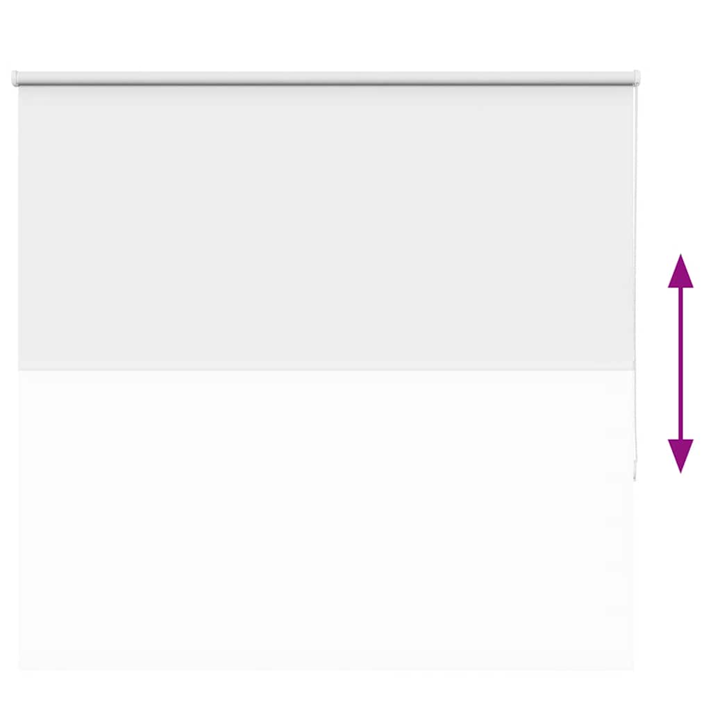 Roller Blind Blackout White 165x130 cm Fabric Width 161.6 cm Polyester