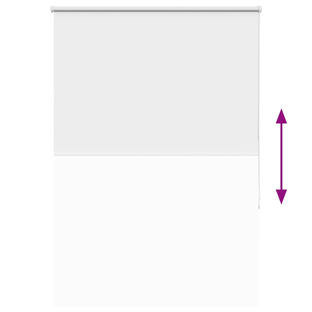 Roller Blind Blackout White 105x150 cm Fabric Width 100.7 cm Polyester
