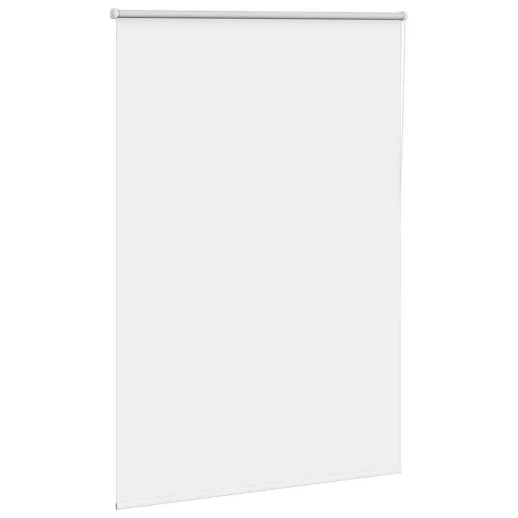 vidaXL Roller Blind Blackout White 110x150 cm Fabric Width 105.7 cm Polyester