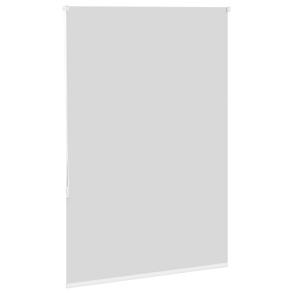 vidaXL Roller Blind Blackout White 110x150 cm Fabric Width 105.7 cm Polyester