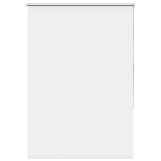 vidaXL Roller Blind Blackout White 115x150 cm Fabric Width 110.7 cm Polyester