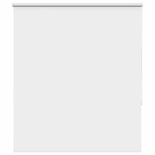 vidaXL Roller Blind Blackout White 125x150 cm Fabric Width 121.6 cm Polyester