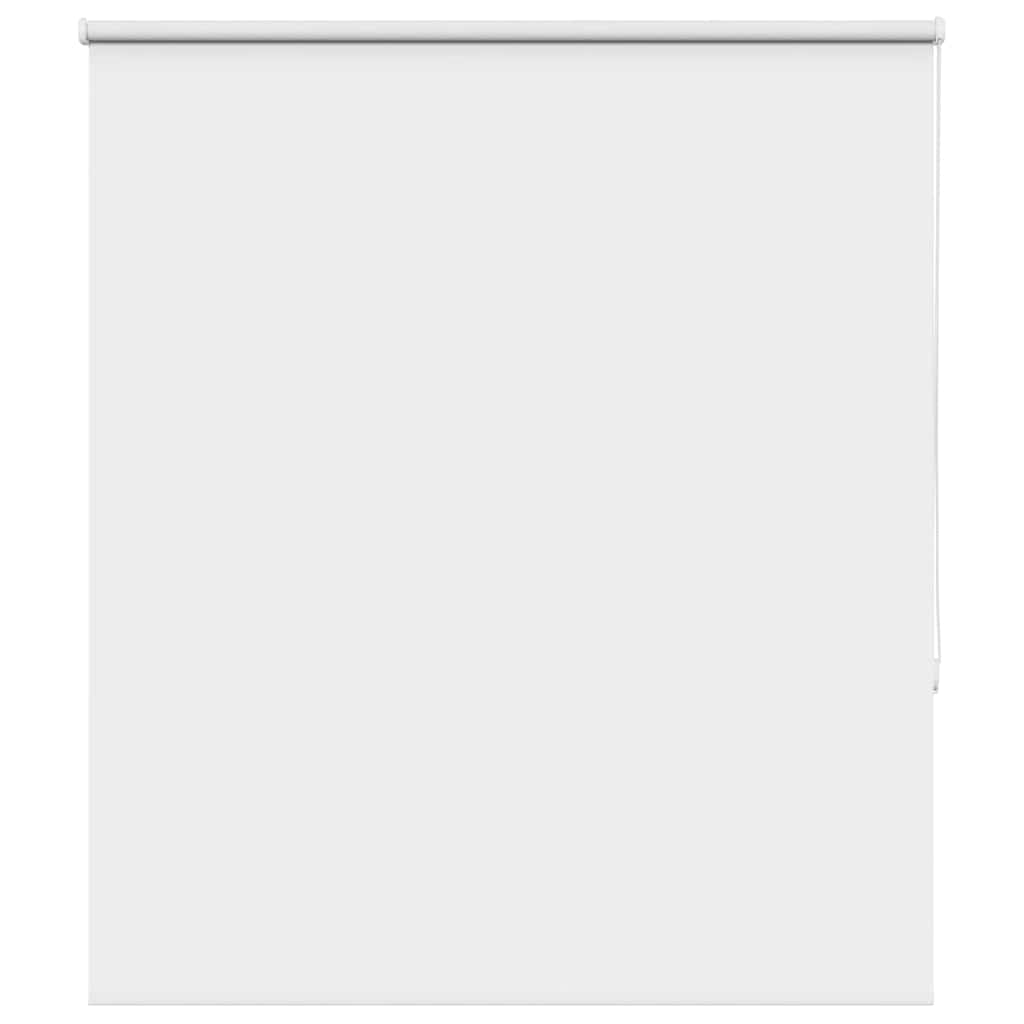 vidaXL Roller Blind Blackout White 130x150 cm Fabric Width 126.6 cm Polyester