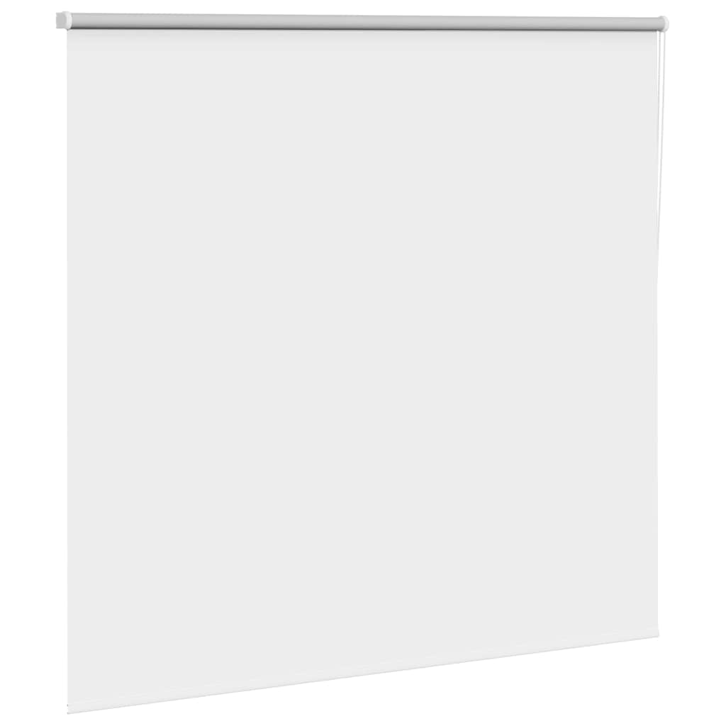 vidaXL Roller Blind Blackout White 160x150 cm Fabric Width 156.6 cm Polyester