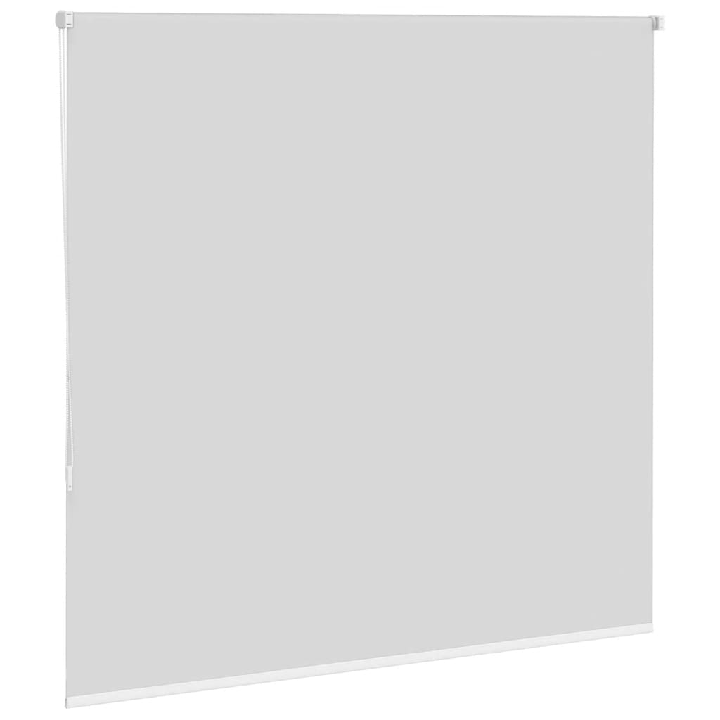 vidaXL Roller Blind Blackout White 160x150 cm Fabric Width 156.6 cm Polyester