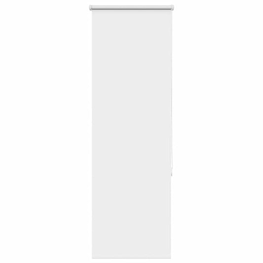 vidaXL Roller Blind Blackout White 50x175 cm Fabric Width 45.7 cm Polyester