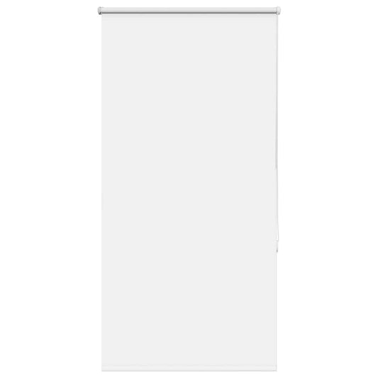 vidaXL Roller Blind Blackout White 75x175 cm Fabric Width 70.7 cm Polyester