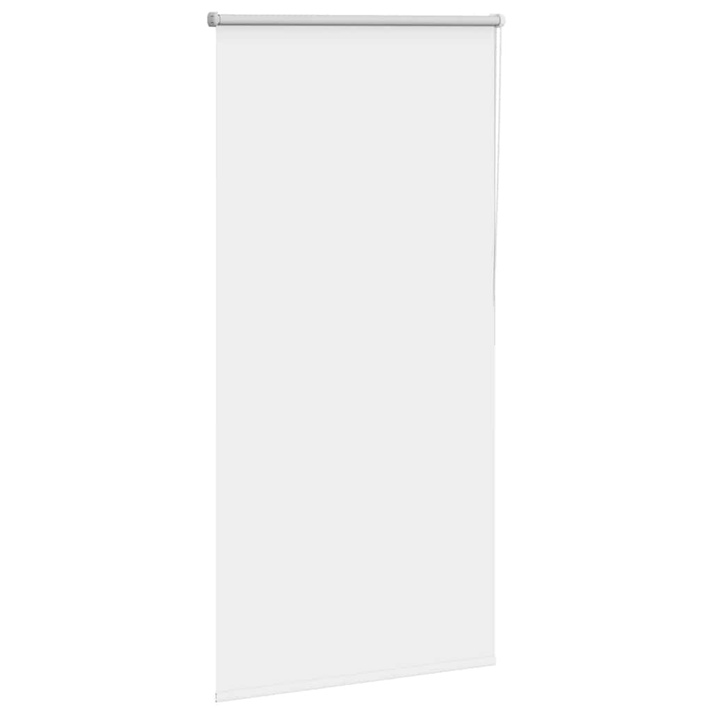 vidaXL Roller Blind Blackout White 75x175 cm Fabric Width 70.7 cm Polyester