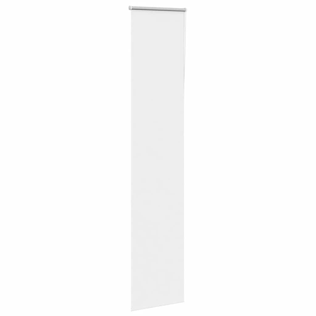 vidaXL Roller Blind Blackout White 40x210 cm Fabric Width 35.7 cm Polyester