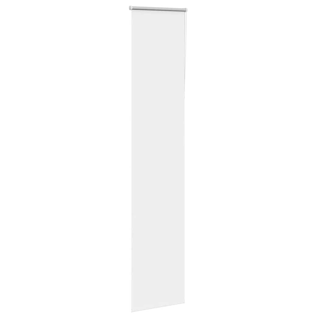 vidaXL Roller Blind Blackout White 50x210 cm Fabric Width 45.7 cm Polyester