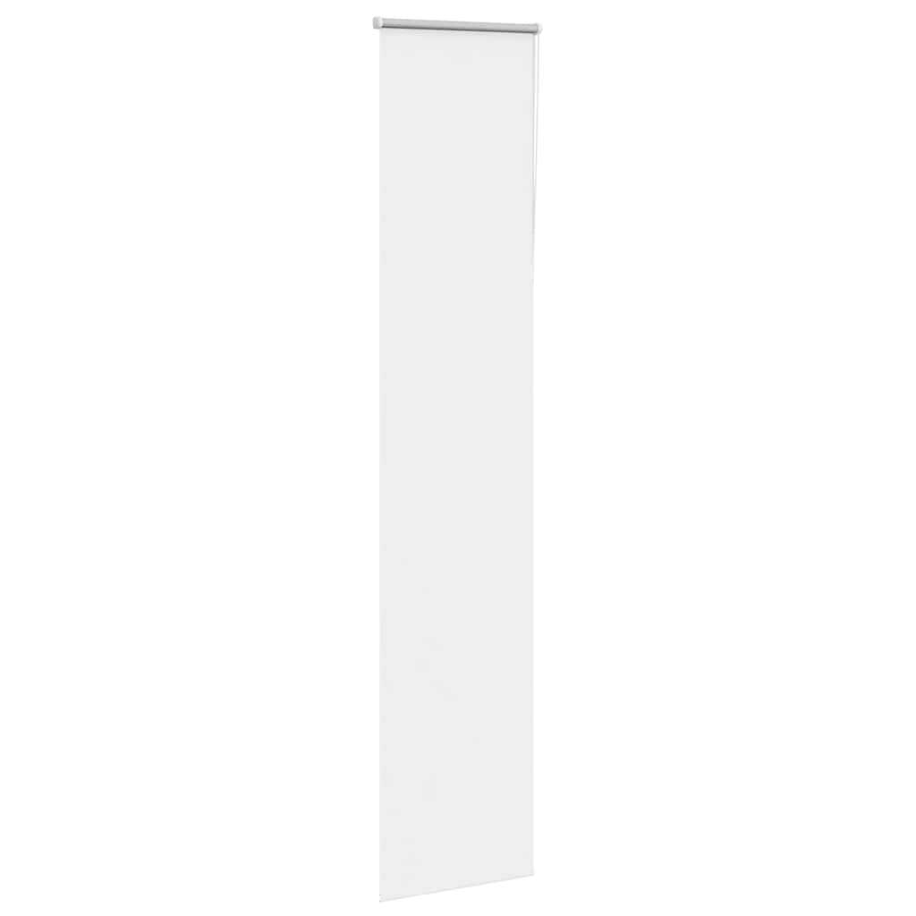 vidaXL Roller Blind Blackout White 60x210 cm Fabric Width 55.7 cm Polyester