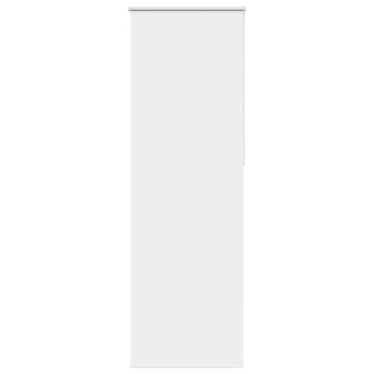 vidaXL Roller Blind Blackout White 65x210 cm Fabric Width 60.7 cm Polyester