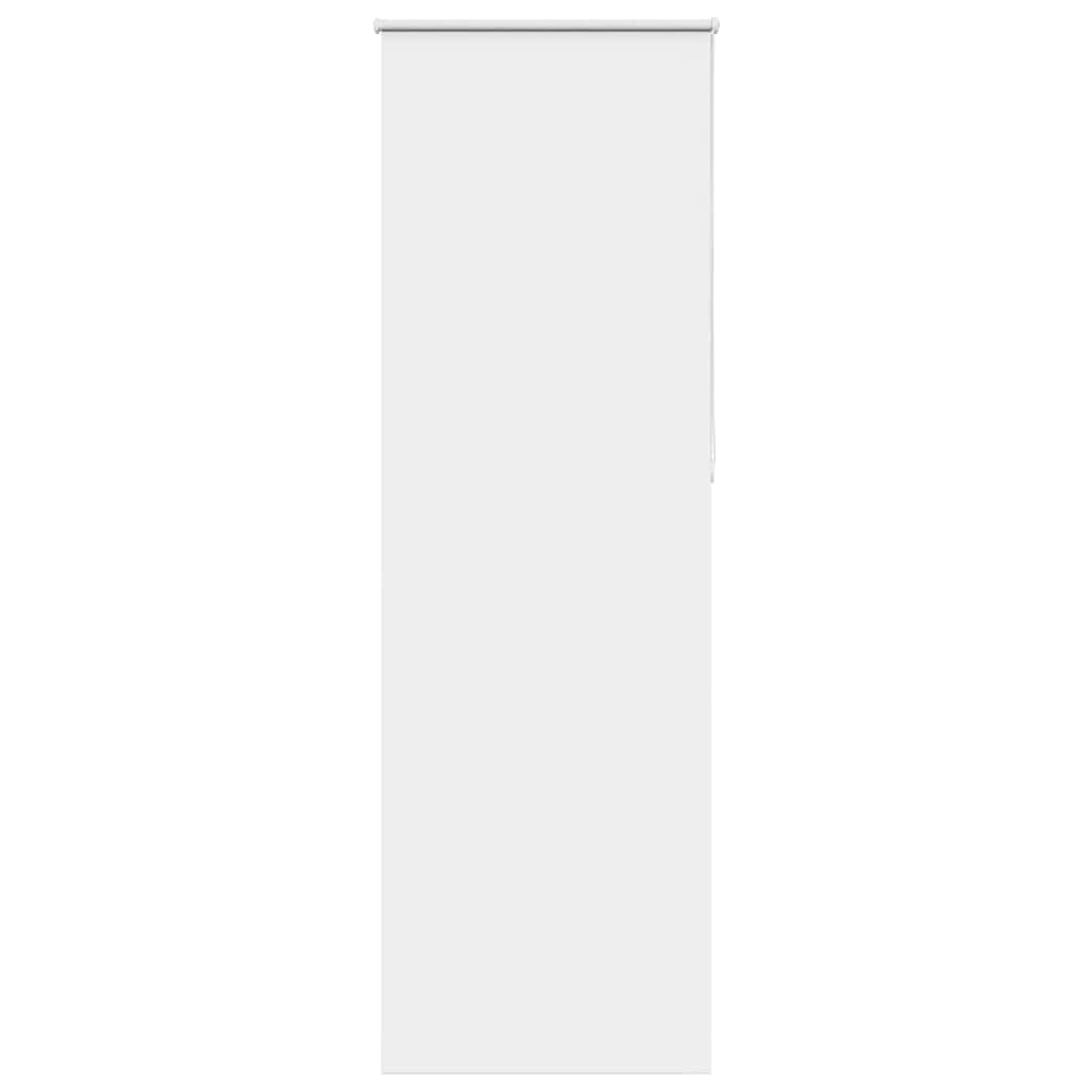 vidaXL Roller Blind Blackout White 70x210 cm Fabric Width 65.7 cm Polyester