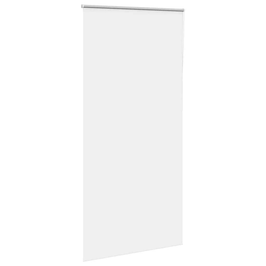 vidaXL Roller Blind Blackout White 90x210 cm Fabric Width 85.7 cm Polyester