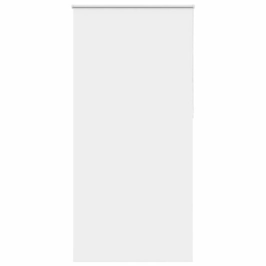 vidaXL Roller Blind Blackout White 95x210 cm Fabric Width 90.7 cm Polyester