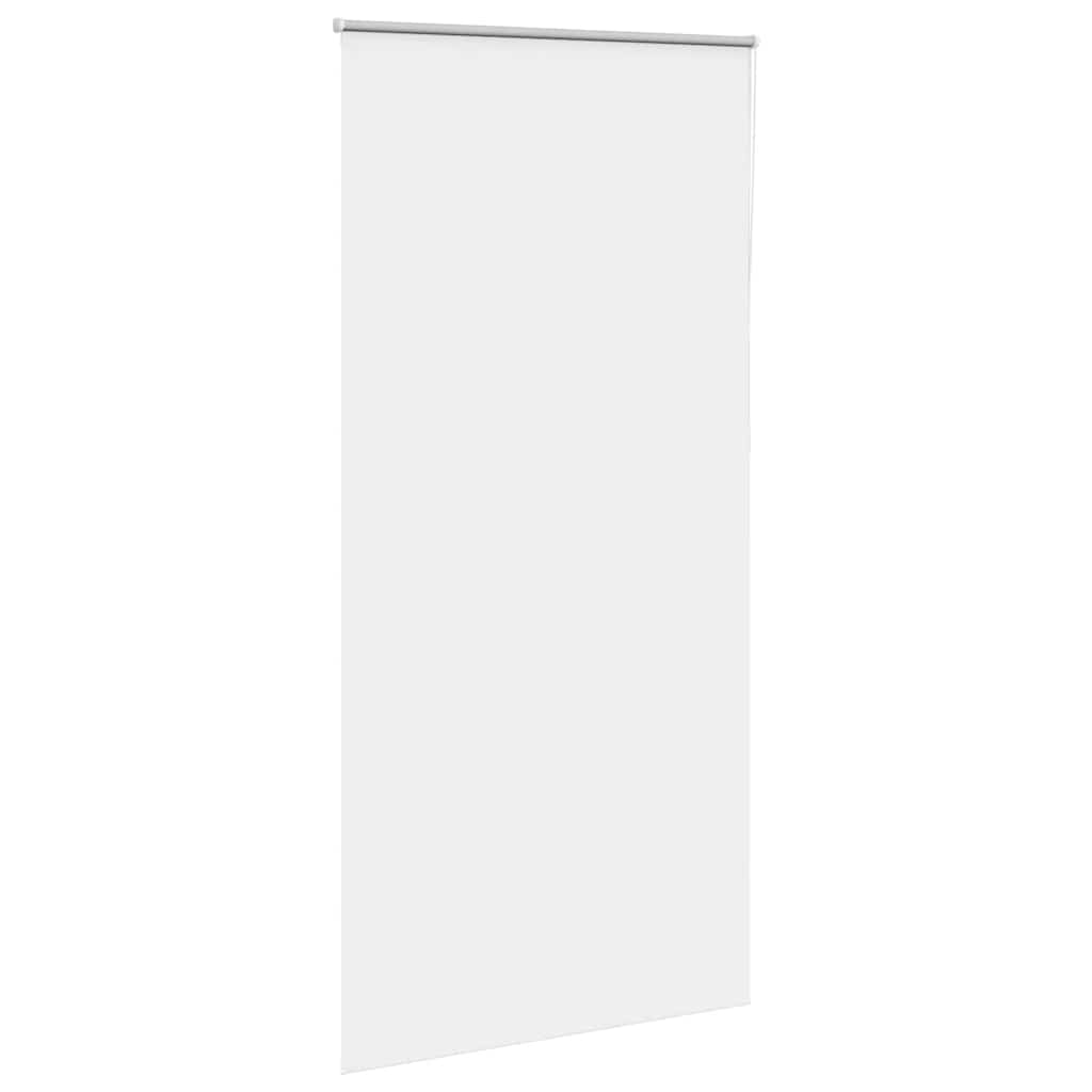 vidaXL Roller Blind Blackout White 95x210 cm Fabric Width 90.7 cm Polyester