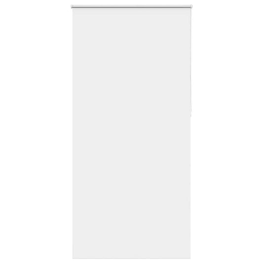 vidaXL Roller Blind Blackout White 105x210 cm Fabric Width 100.7 cm Polyester