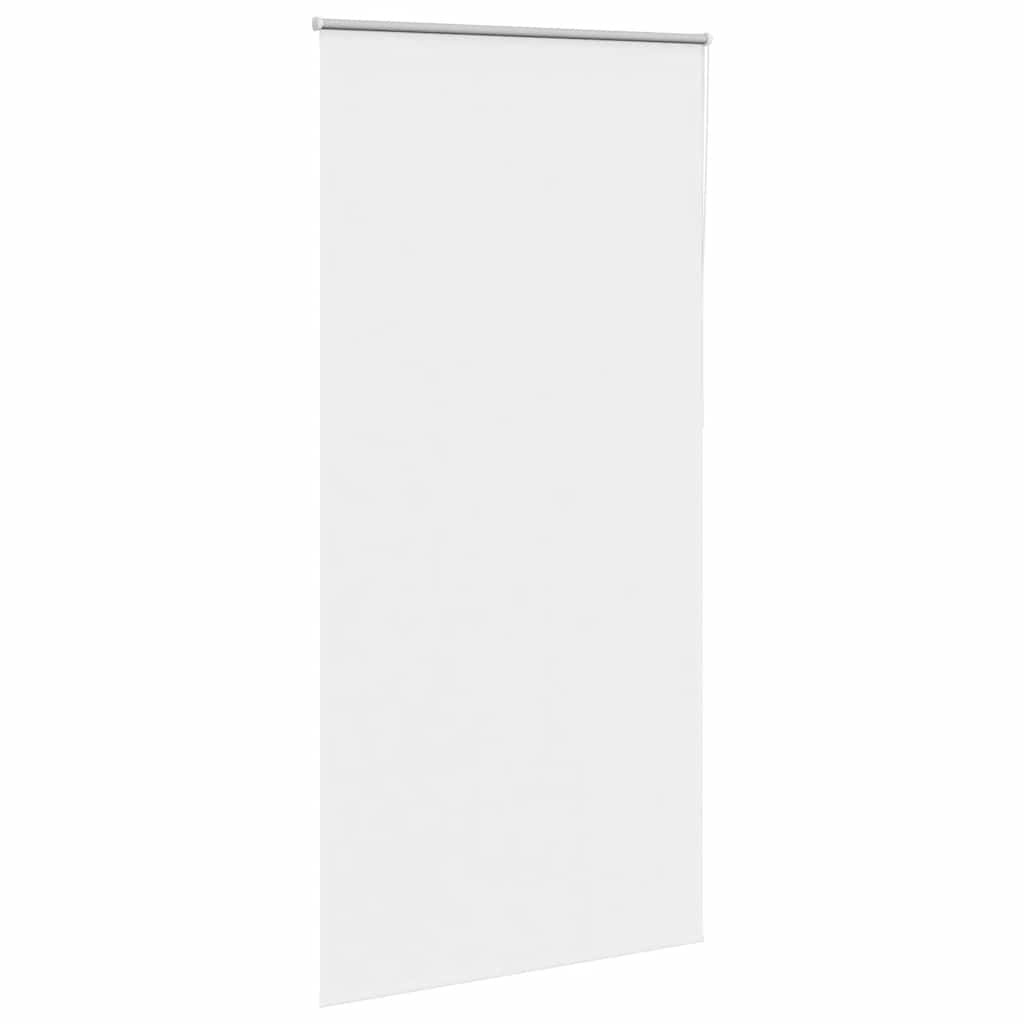 vidaXL Roller Blind Blackout White 105x210 cm Fabric Width 100.7 cm Polyester