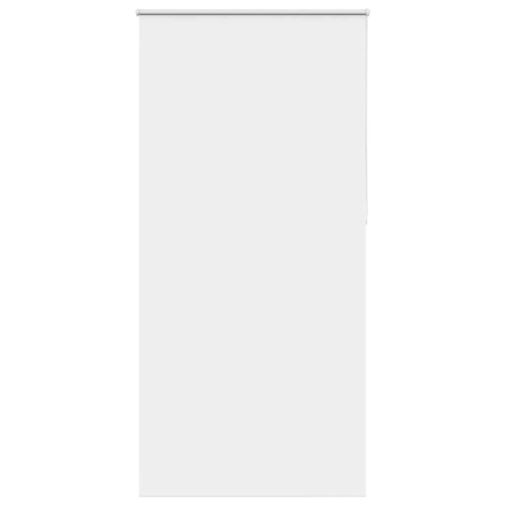 vidaXL Roller Blind Blackout White 110x210 cm Fabric Width 105.7 cm Polyester