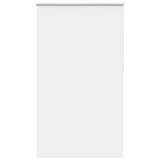 vidaXL Roller Blind Blackout White 120x210 cm Fabric Width 116.6 cm Polyester