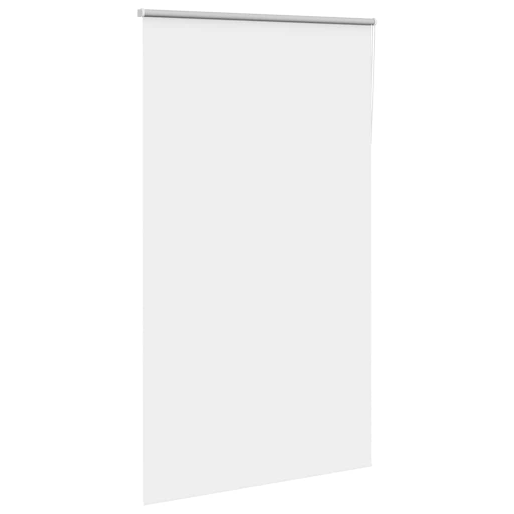 vidaXL Roller Blind Blackout White 120x210 cm Fabric Width 116.6 cm Polyester