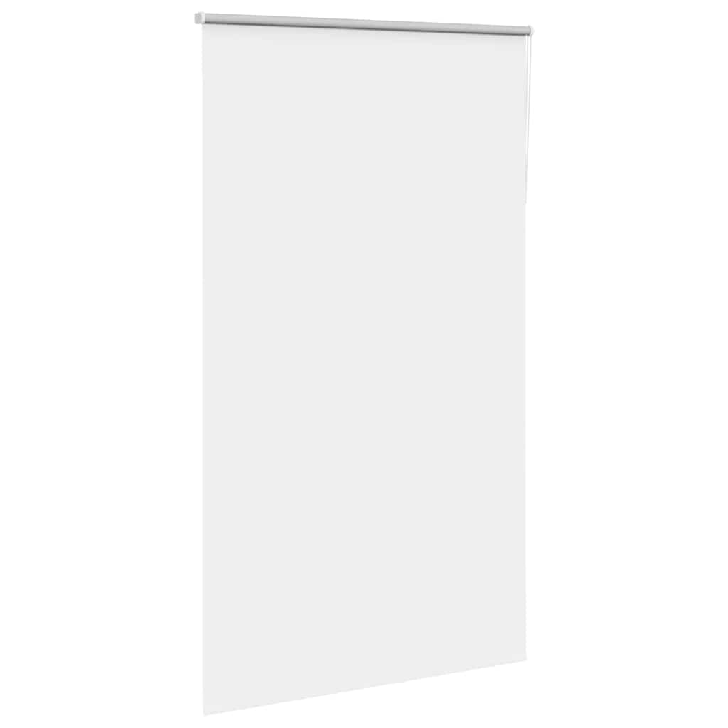 vidaXL Roller Blind Blackout White 125x210 cm Fabric Width 121.6 cm Polyester