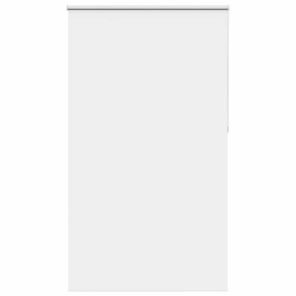 vidaXL Roller Blind Blackout White 140x210 cm Fabric Width 136.6 cm Polyester