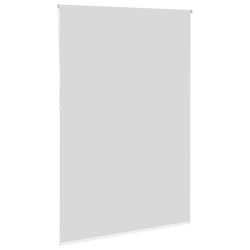 vidaXL Roller Blind Blackout White 145x210 cm Fabric Width 141.6 cm Polyester