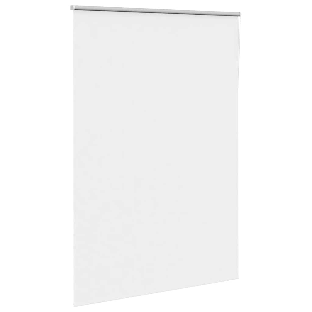 vidaXL Roller Blind Blackout White 155x210 cm Fabric Width 151.6 cm Polyester