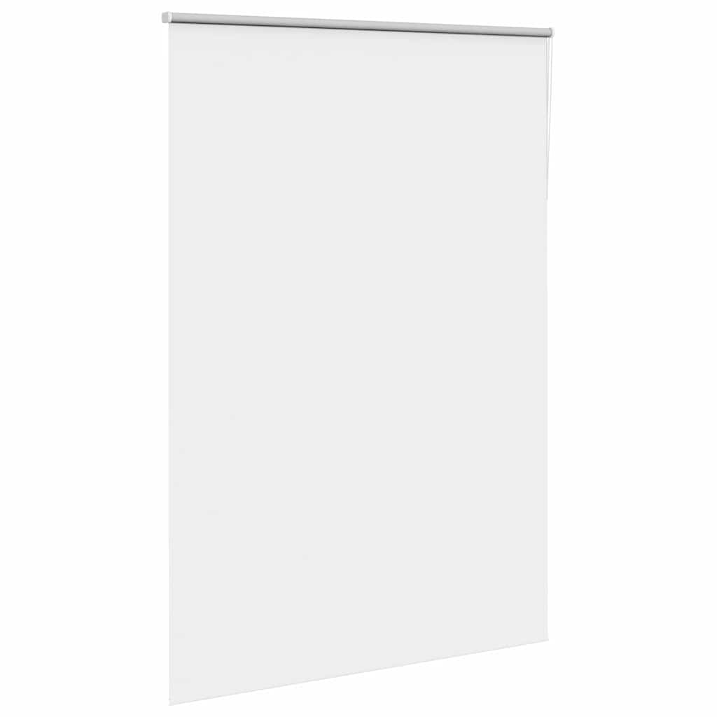 vidaXL Roller Blind Blackout White 165x210 cm Fabric Width 161.6 cm Polyester