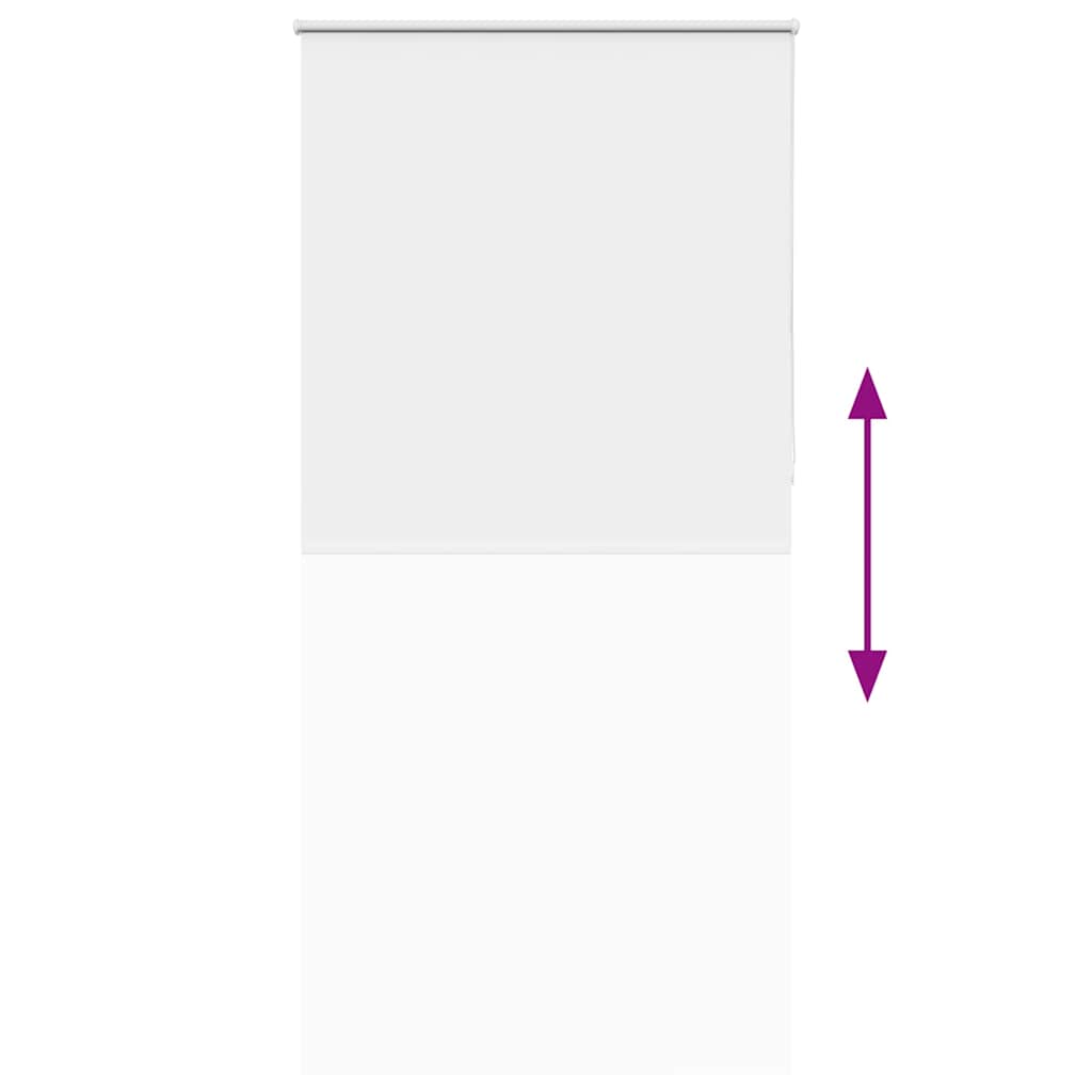 Roller Blind Blackout White 100x230 cm Fabric Width 95.7 cm Polyester