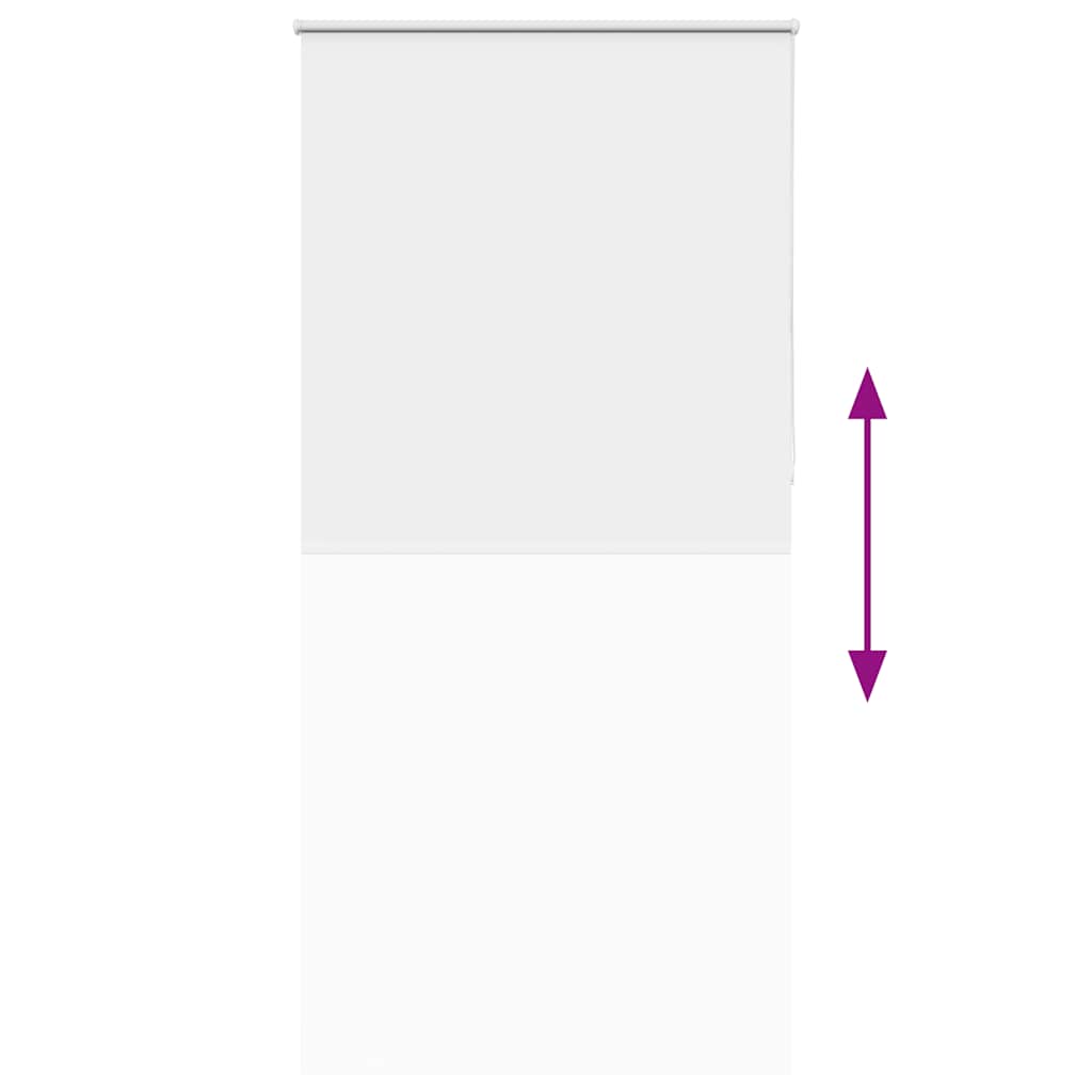 Roller Blind Blackout White 105x230 cm Fabric Width 100.7 cm Polyester