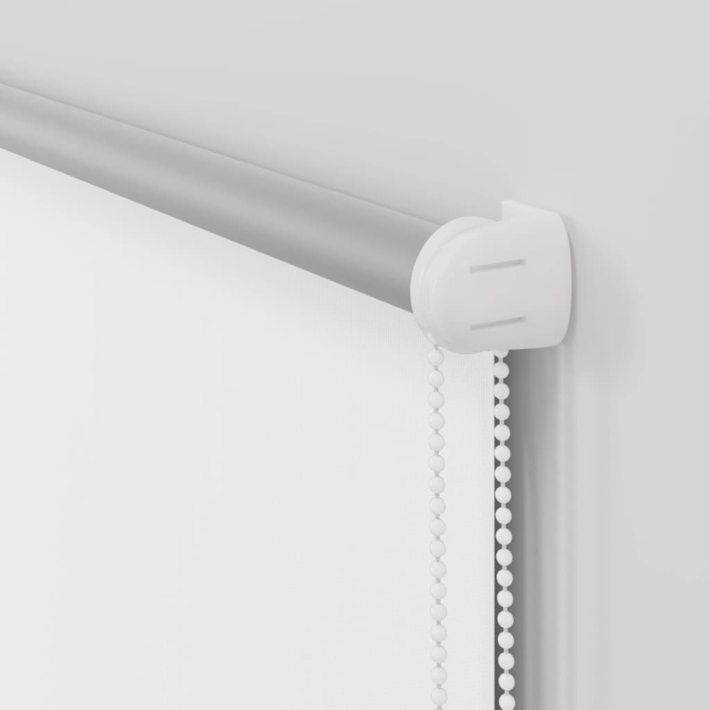 Roller Blind Blackout White 110x230 cm Fabric Width 105.7 cm Polyester