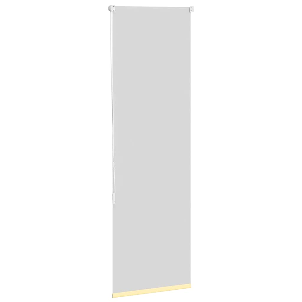 vidaXL Roller Blind Blackout Yellow 40x130 cm Fabric Width 35.7 cm Polyester