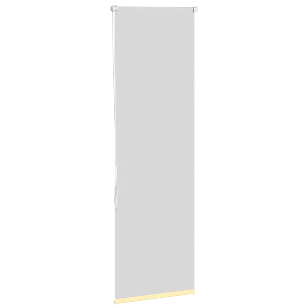 vidaXL Roller Blind Blackout Yellow 45x130 cm Fabric Width 40.7 cm Polyester