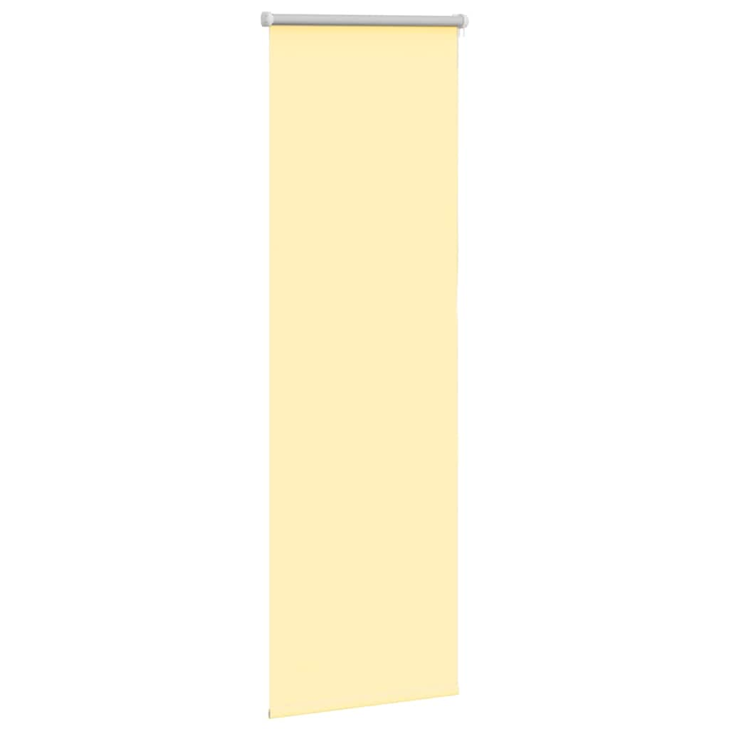 vidaXL Roller Blind Blackout Yellow 50x130 cm Fabric Width 45.7 cm Polyester