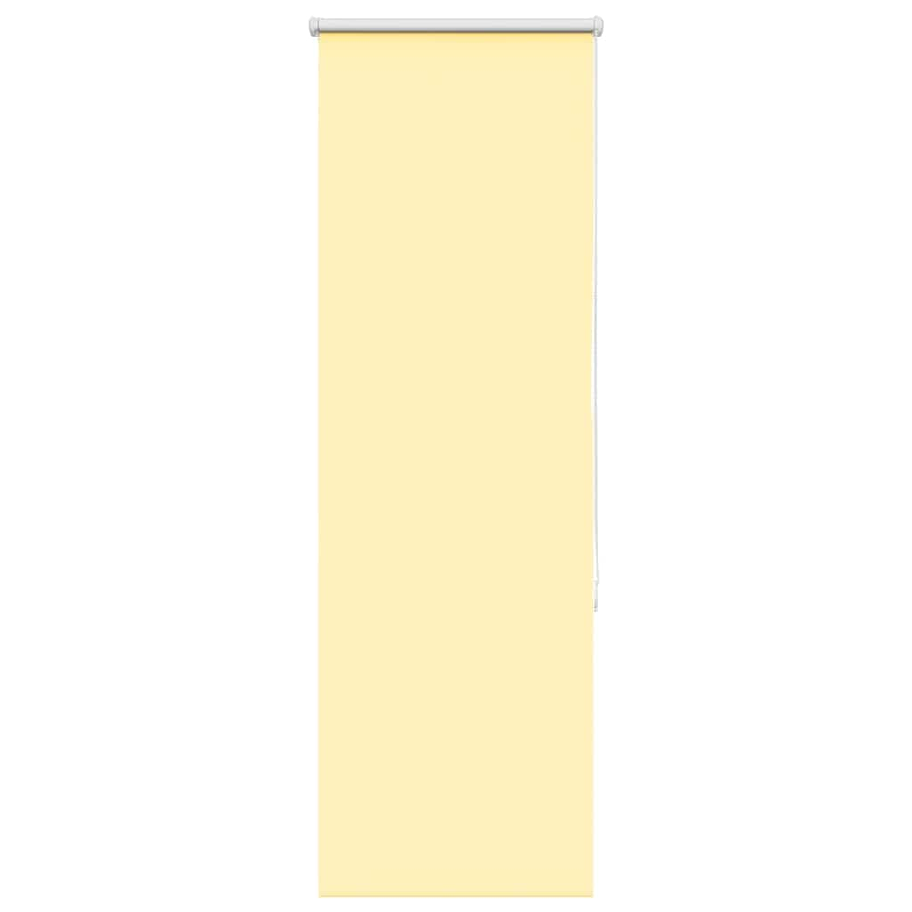 vidaXL Roller Blind Blackout Yellow 55x130 cm Fabric Width 50.7 cm Polyester