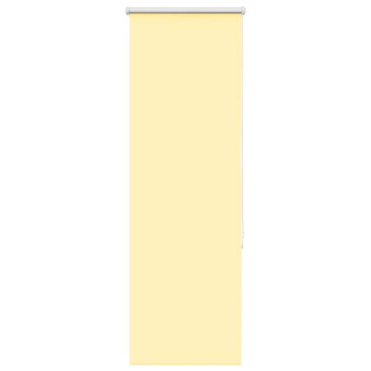 vidaXL Roller Blind Blackout Yellow 55x130 cm Fabric Width 50.7 cm Polyester