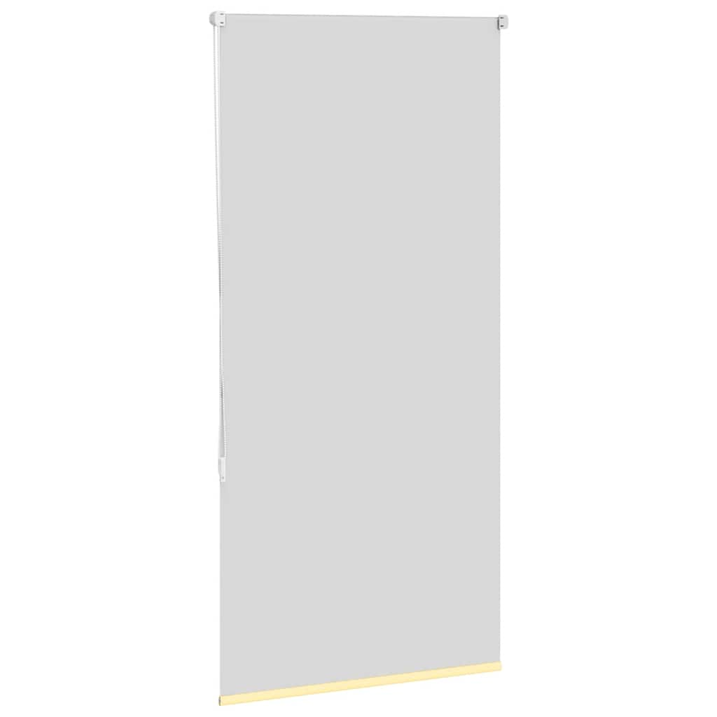 vidaXL Roller Blind Blackout Yellow 65x130 cm Fabric Width 60.7 cm Polyester