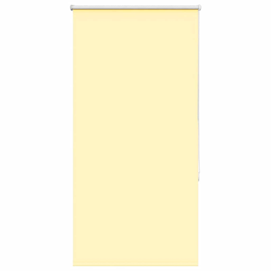 vidaXL Roller Blind Blackout Yellow 75x130 cm Fabric Width 70.7 cm Polyester