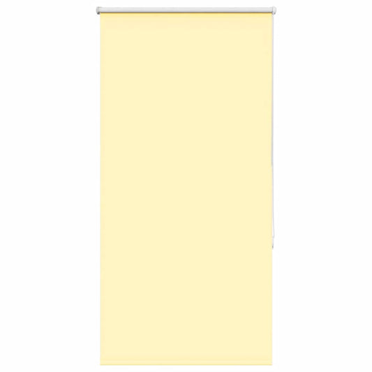 vidaXL Roller Blind Blackout Yellow 75x130 cm Fabric Width 70.7 cm Polyester