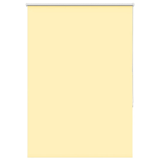 vidaXL Roller Blind Blackout Yellow 90x130 cm Fabric Width 85.7 cm Polyester