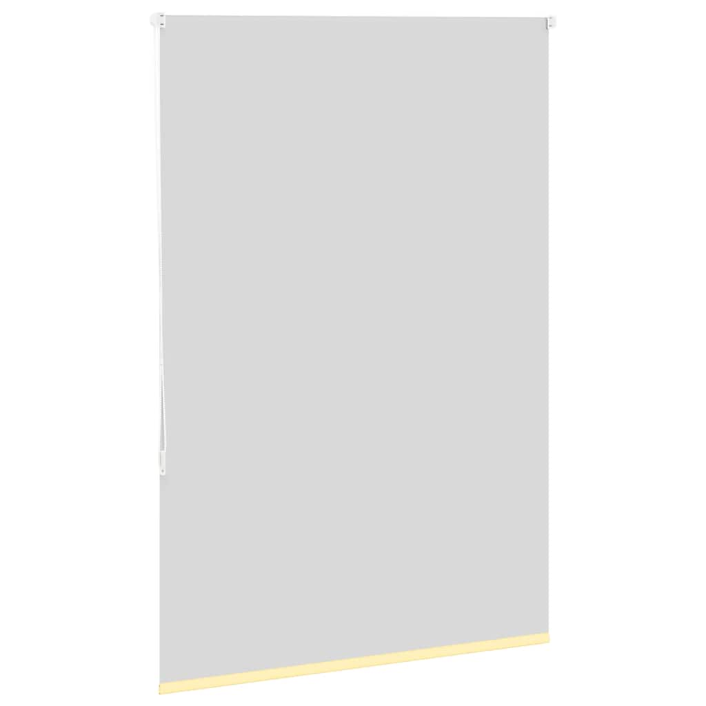 vidaXL Roller Blind Blackout Yellow 100x130 cm Fabric Width 95.7 cm Polyester