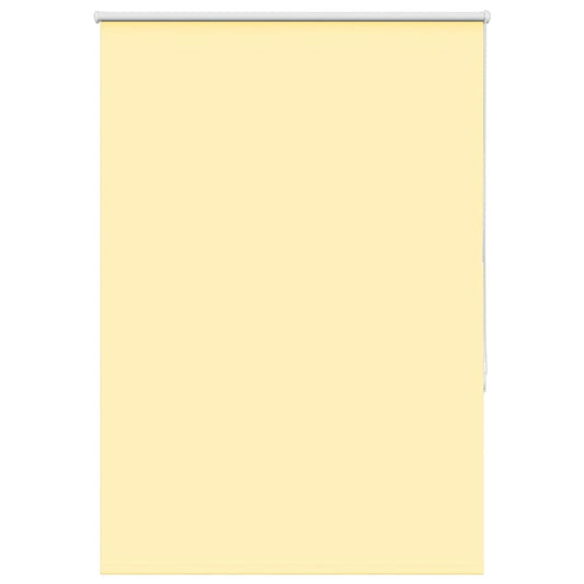 vidaXL Roller Blind Blackout Yellow 105x130 cm Fabric Width 100.7 cm Polyester