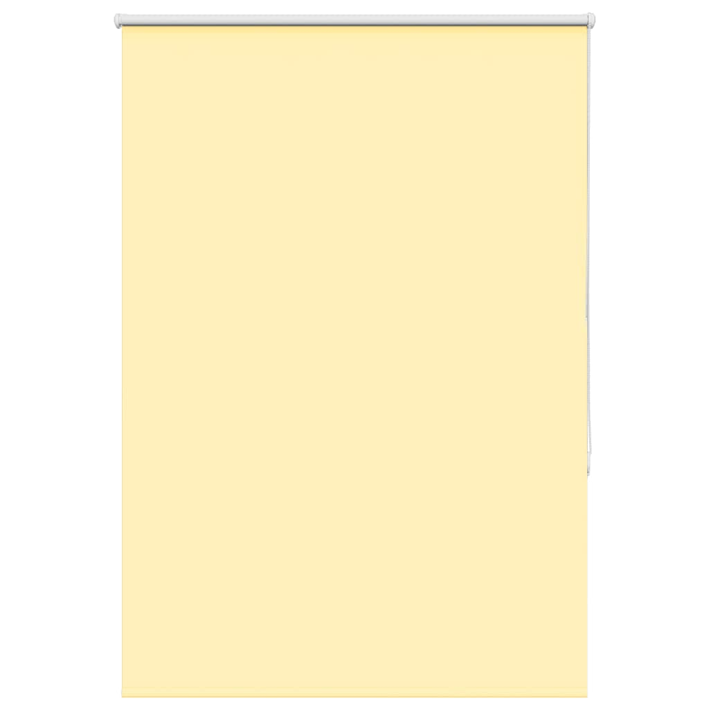 vidaXL Roller Blind Blackout Yellow 110x130 cm Fabric Width 105.7 cm Polyester