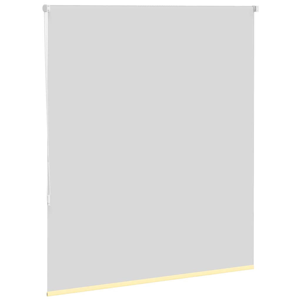 vidaXL Roller Blind Blackout Yellow 120x130 cm Fabric Width 116.6 cm Polyester