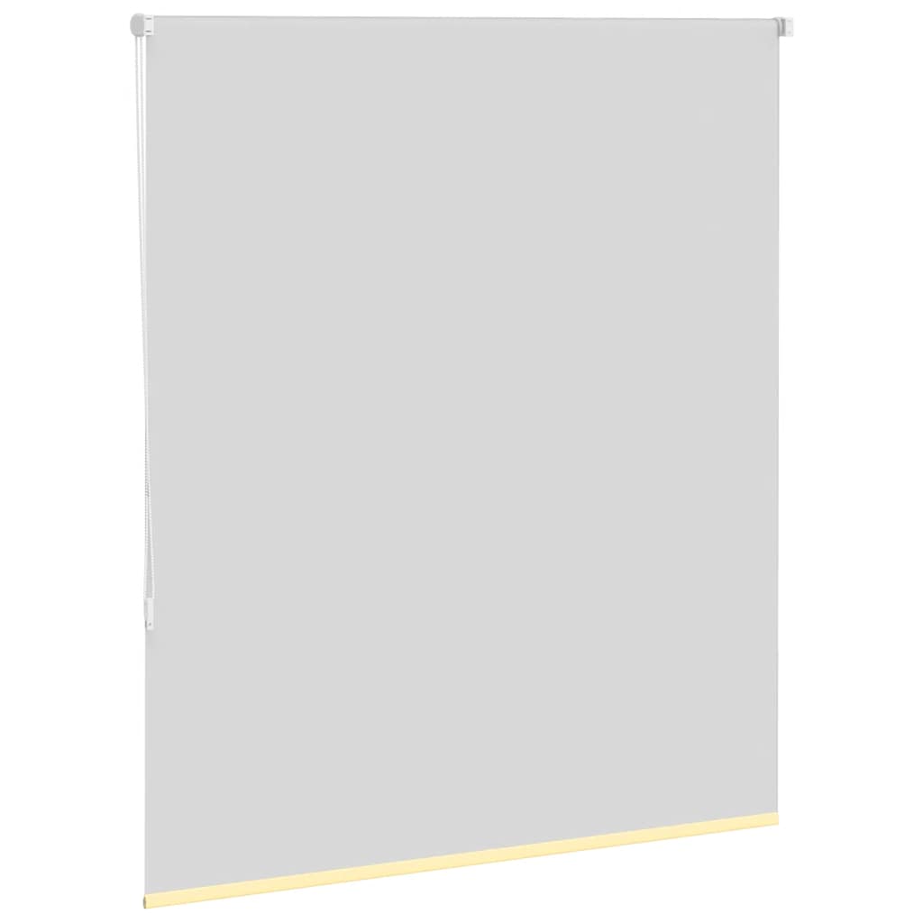 vidaXL Roller Blind Blackout Yellow 125x130 cm Fabric Width 121.6 cm Polyester