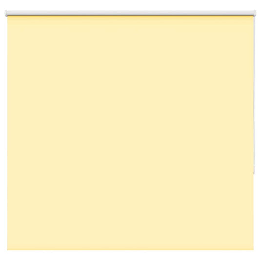 vidaXL Roller Blind Blackout Yellow 155x130 cm Fabric Width 151.6 cm Polyester