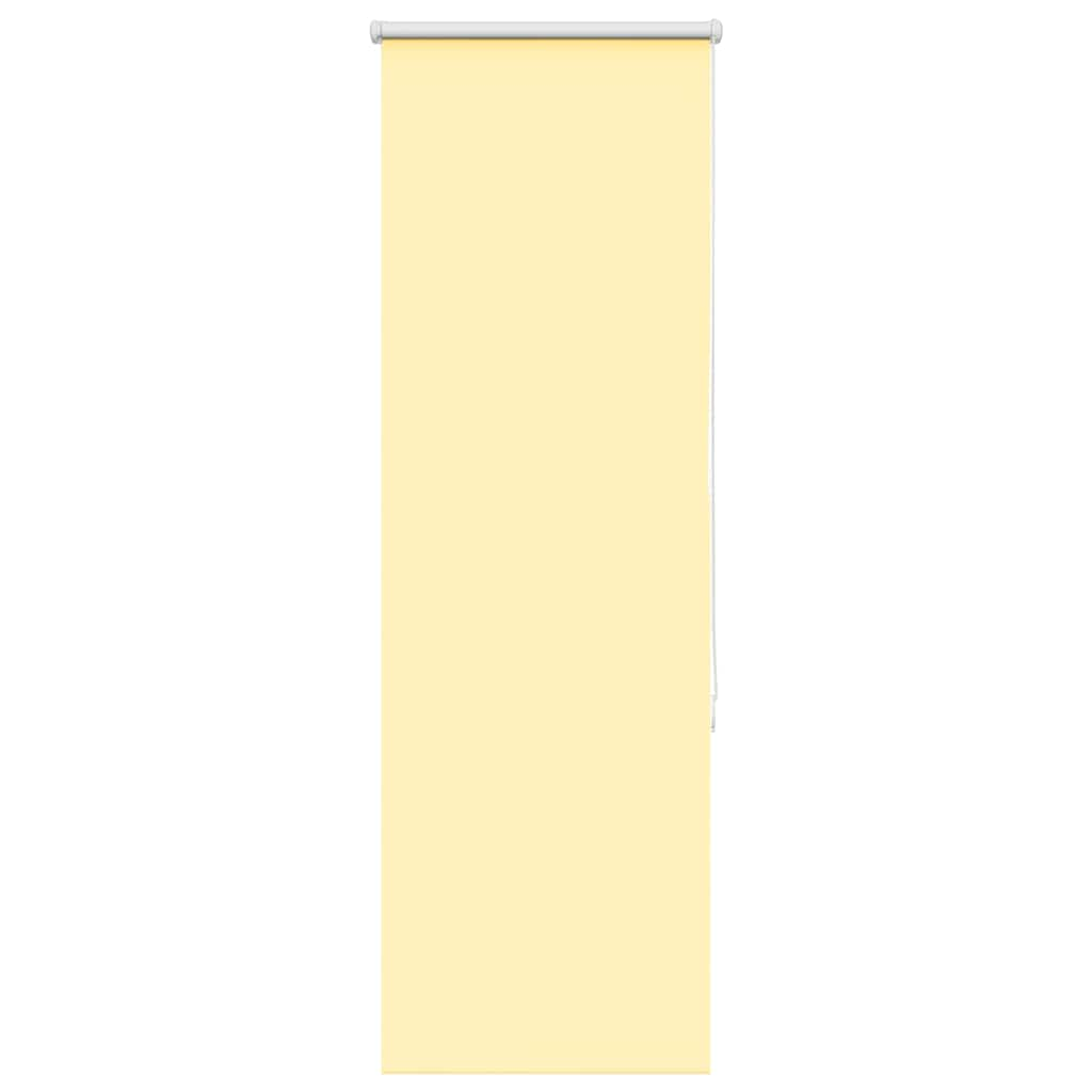 vidaXL Roller Blind Blackout Yellow 55x150 cm Fabric Width 50.7 cm Polyester