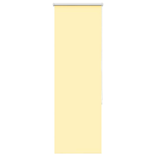 vidaXL Roller Blind Blackout Yellow 55x150 cm Fabric Width 50.7 cm Polyester